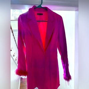 Pink SHEIN blazer dress size 4